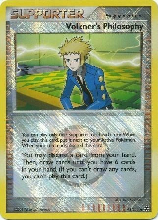 Volkner's Philosophy (98/111) (Player Reward) [Platinum: Rising Rivals] | Jomio and Rueliete's Cards and Comics