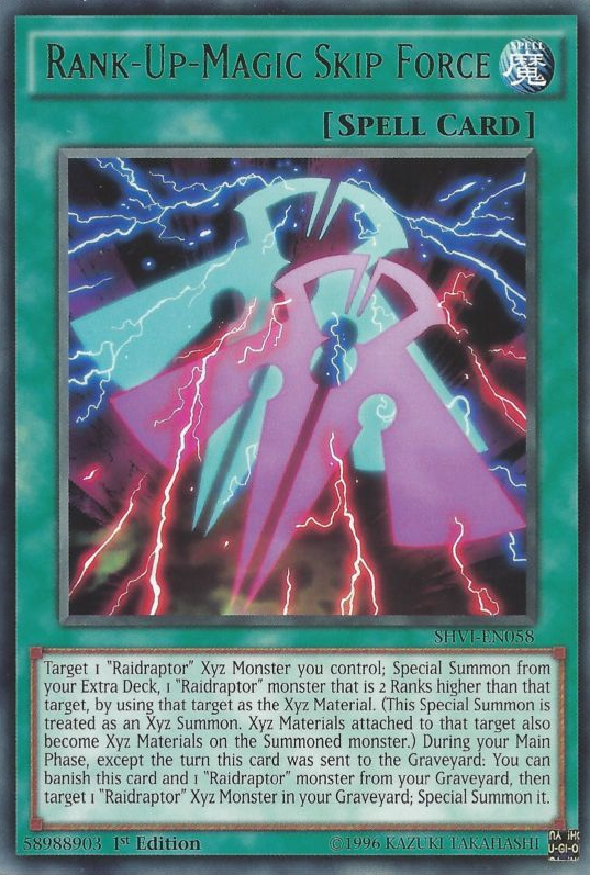 Rank-Up-Magic Skip Force [SHVI-EN058] Rare | Jomio and Rueliete's Cards and Comics