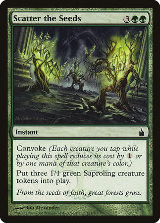 Scatter the Seeds [Ravnica: City of Guilds] | Jomio and Rueliete's Cards and Comics