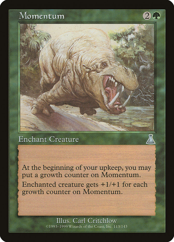 Momentum [Urza's Destiny] | Jomio and Rueliete's Cards and Comics