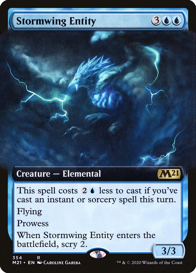 Stormwing Entity (Extended Art) [Core Set 2021] | Jomio and Rueliete's Cards and Comics