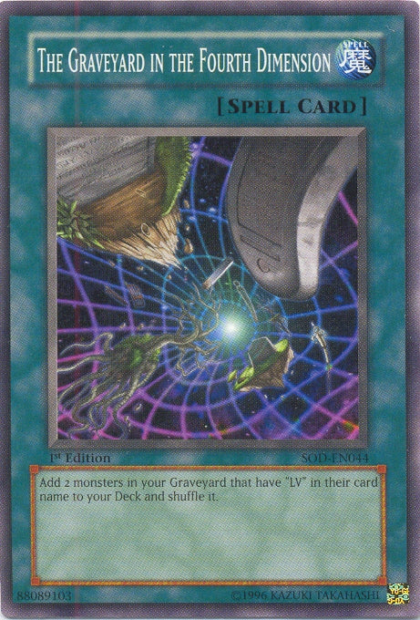 The Graveyard in the Fourth Dimension [SOD-EN044] Common | Jomio and Rueliete's Cards and Comics