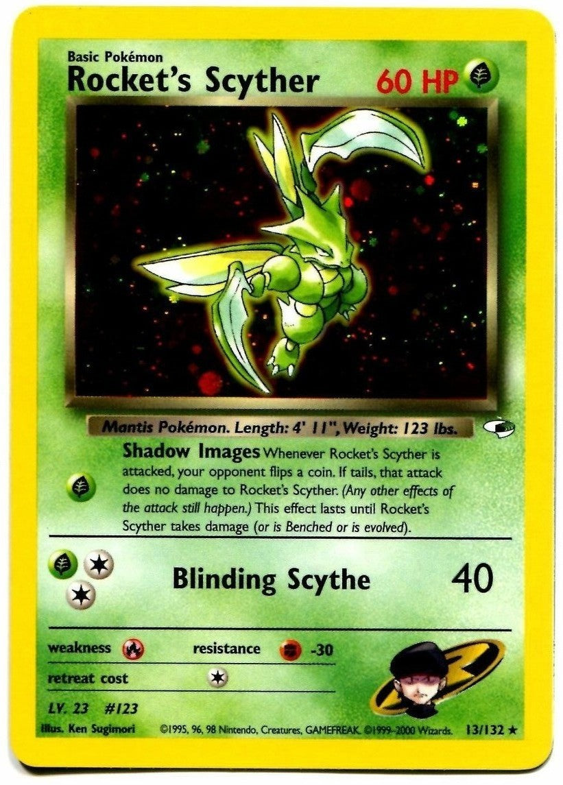 Rocket's Scyther (13/132) [Gym Heroes Unlimited] | Jomio and Rueliete's Cards and Comics