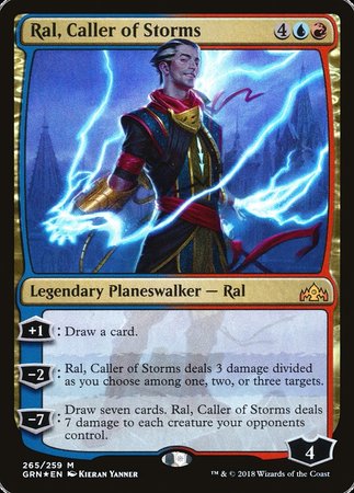 Ral, Caller of Storms [Guilds of Ravnica] | Jomio and Rueliete's Cards and Comics