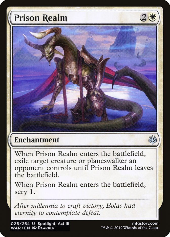 Prison Realm [War of the Spark] | Jomio and Rueliete's Cards and Comics