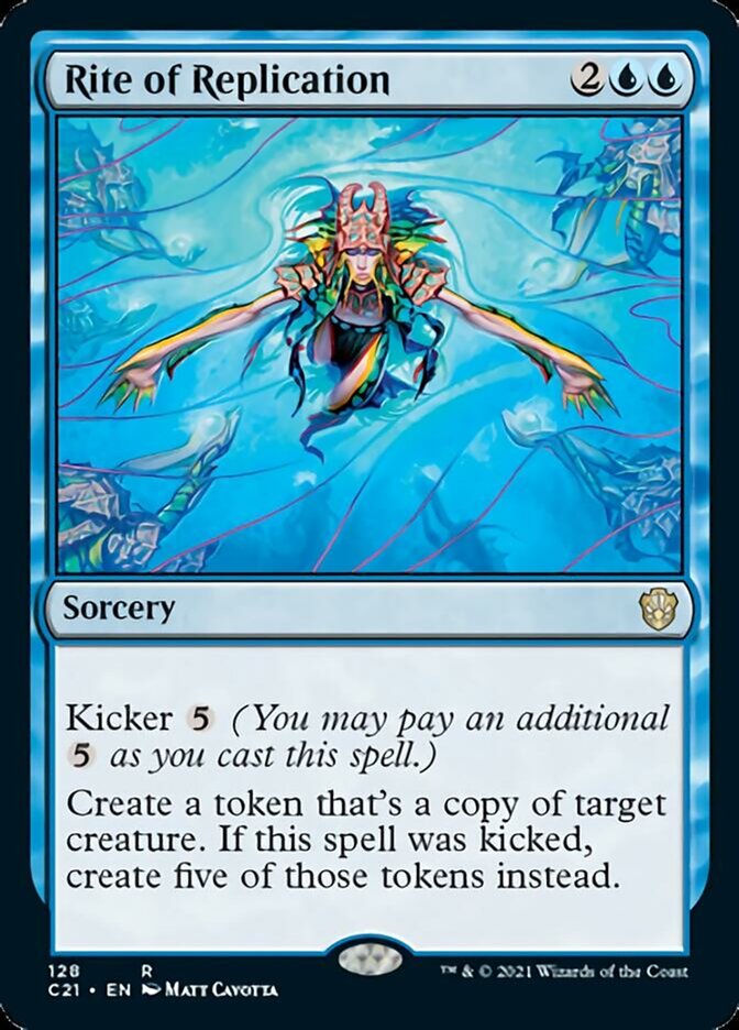 Rite of Replication [Commander 2021] | Jomio and Rueliete's Cards and Comics