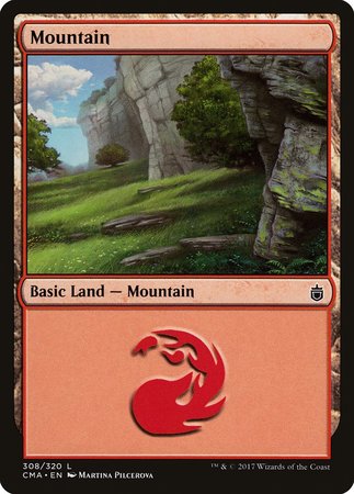 Mountain (308) [Commander Anthology] | Jomio and Rueliete's Cards and Comics