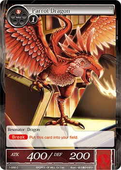 Parrot Dragon (1-066) [The Dawn of Valhalla] | Jomio and Rueliete's Cards and Comics