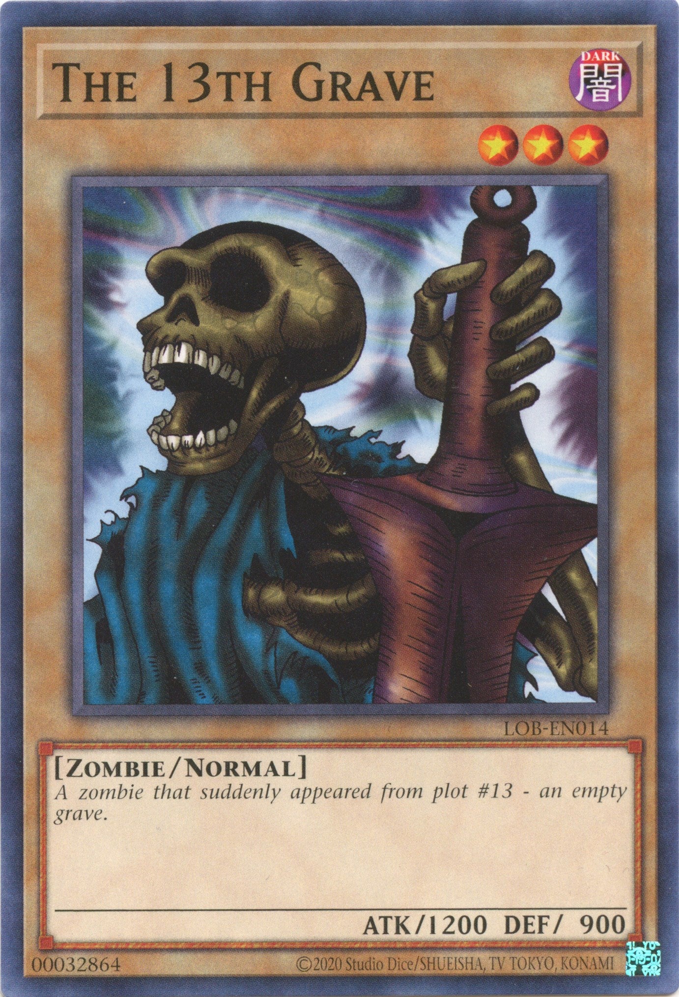 The 13th Grave (25th Anniversary) [LOB-EN014] Common | Jomio and Rueliete's Cards and Comics