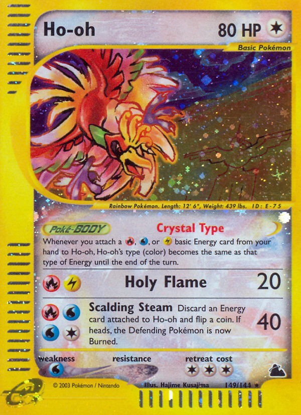 Ho-oh (149/144) [Skyridge] | Jomio and Rueliete's Cards and Comics