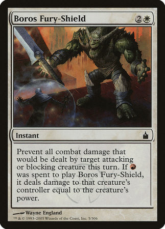 Boros Fury-Shield [Ravnica: City of Guilds] | Jomio and Rueliete's Cards and Comics