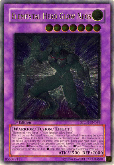 Elemental Hero Glow Neos (UTR) [STON-EN036] Ultimate Rare | Jomio and Rueliete's Cards and Comics