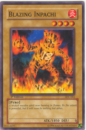 Blazing Inpachi [IOC-061] Common | Jomio and Rueliete's Cards and Comics