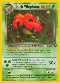 Dark Vileplume (13/82) [Team Rocket Unlimited] | Jomio and Rueliete's Cards and Comics