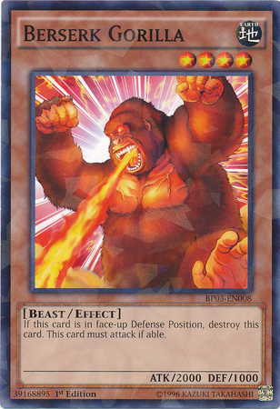 Berserk Gorilla (Shatterfoil) [BP03-EN008] Rare | Jomio and Rueliete's Cards and Comics