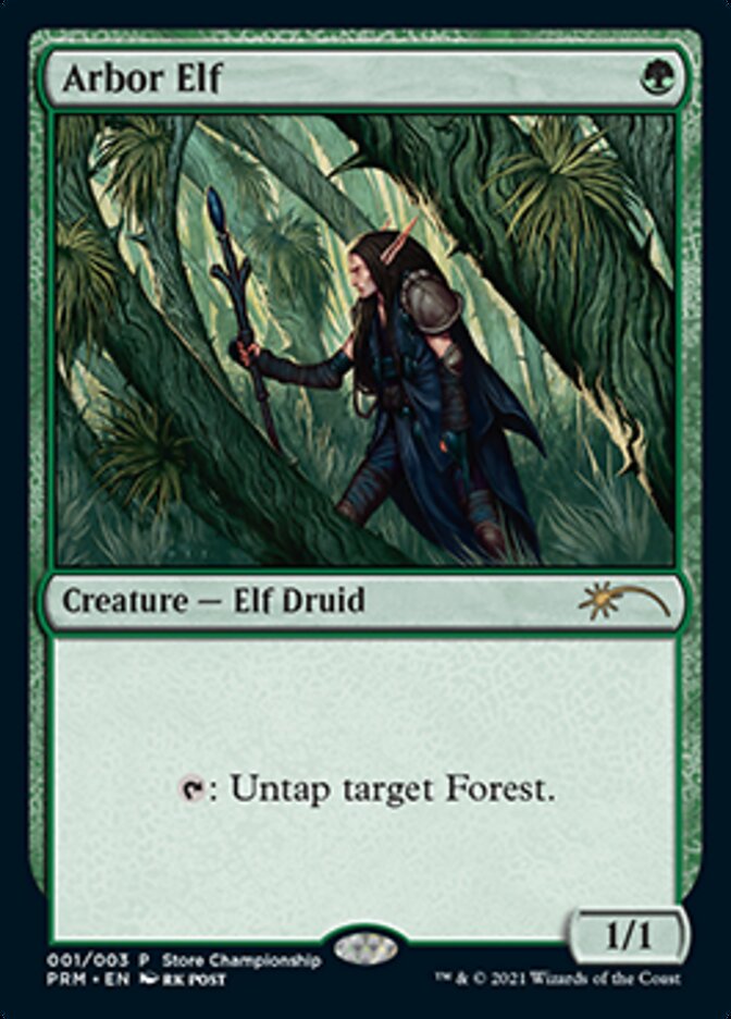 Arbor Elf [Wizards Play Network 2021] | Jomio and Rueliete's Cards and Comics