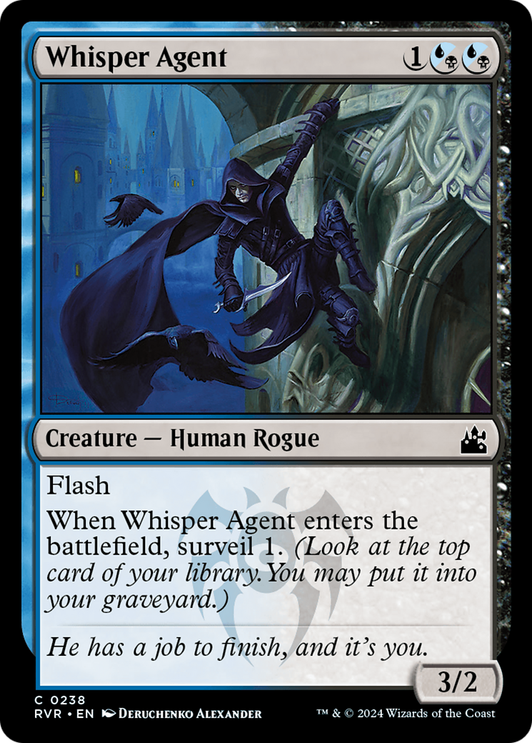 Whisper Agent [Ravnica Remastered] | Jomio and Rueliete's Cards and Comics