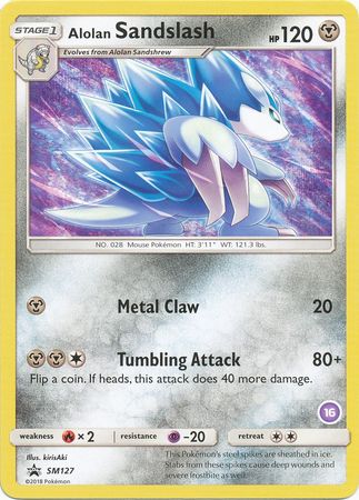 Alolan Sandslash (SM127) (Deck Exclusive #16) [Sun & Moon: Trainer Kit - Alolan Sandslash] | Jomio and Rueliete's Cards and Comics