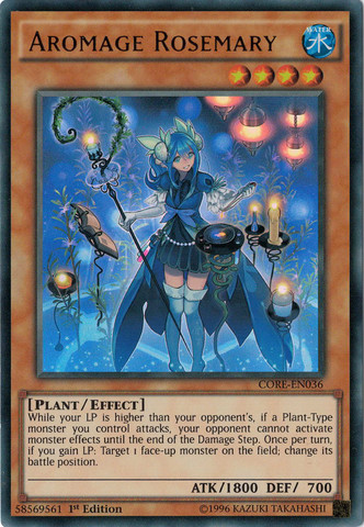 Aromage Rosemary [CORE-EN036] Ultra Rare | Jomio and Rueliete's Cards and Comics