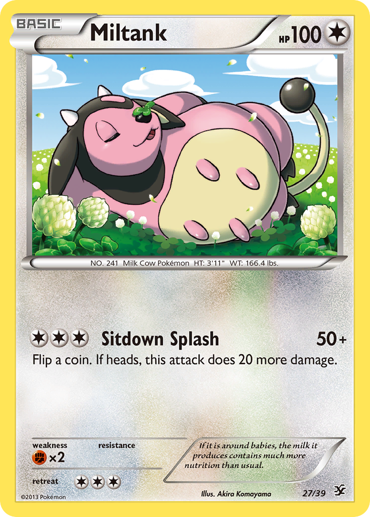 Miltank (27/39) [XY: Kalos Starter Set] | Jomio and Rueliete's Cards and Comics