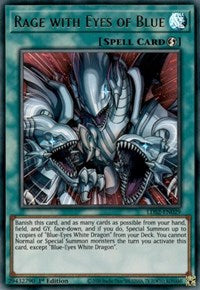 Rage with Eyes of Blue [LDS2-EN029] Ultra Rare | Jomio and Rueliete's Cards and Comics