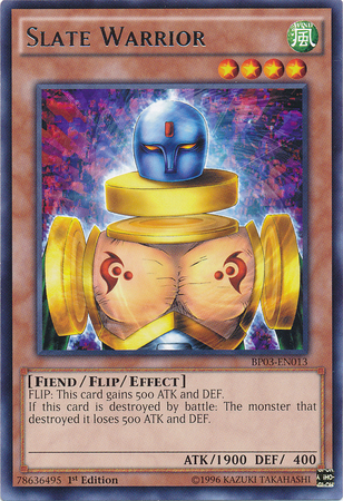 Slate Warrior [BP03-EN013] Rare | Jomio and Rueliete's Cards and Comics