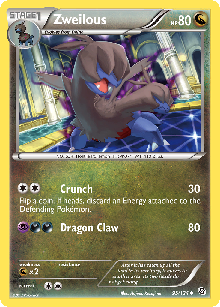 Zweilous (95/124) [Black & White: Dragons Exalted] | Jomio and Rueliete's Cards and Comics