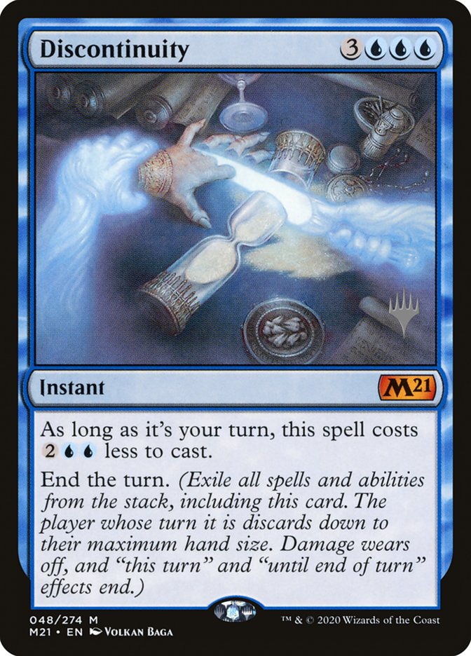 Discontinuity (Promo Pack) [Core Set 2021 Promos] | Jomio and Rueliete's Cards and Comics