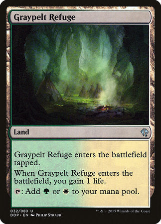 Graypelt Refuge [Duel Decks: Zendikar vs. Eldrazi] | Jomio and Rueliete's Cards and Comics