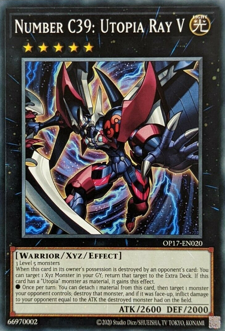 Number C39: Utopia Ray V [OP17-EN020] Common | Jomio and Rueliete's Cards and Comics