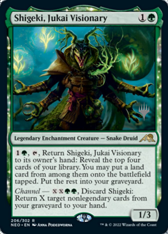 Shigeki, Jukai Visionary (Promo Pack) [Kamigawa: Neon Dynasty Promos] | Jomio and Rueliete's Cards and Comics