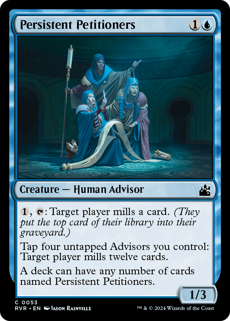 Persistent Petitioners [Ravnica Remastered] | Jomio and Rueliete's Cards and Comics