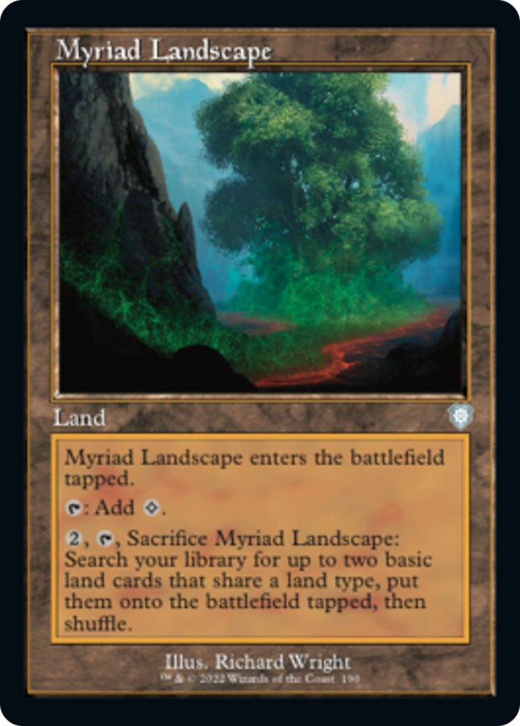 Myriad Landscape (Retro) [The Brothers' War Commander] | Jomio and Rueliete's Cards and Comics