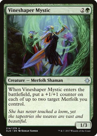 Vineshaper Mystic [Ixalan] | Jomio and Rueliete's Cards and Comics