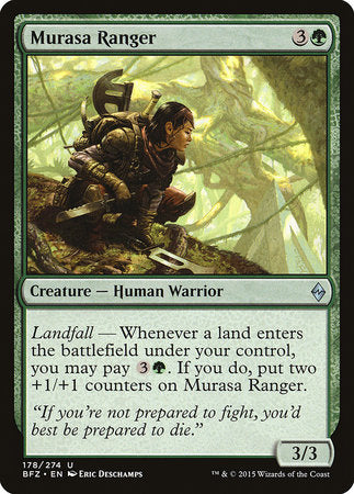 Murasa Ranger [Battle for Zendikar] | Jomio and Rueliete's Cards and Comics