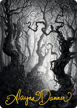 Forest 2 Art Card (Gold-Stamped Signature) [Innistrad: Midnight Hunt Art Series] | Jomio and Rueliete's Cards and Comics