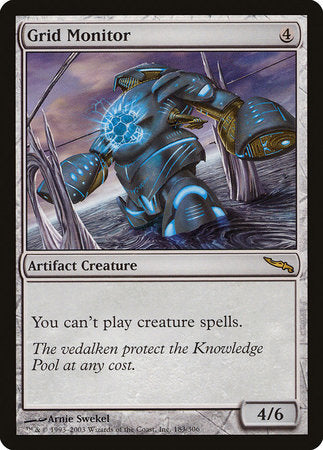 Grid Monitor [Mirrodin] | Jomio and Rueliete's Cards and Comics