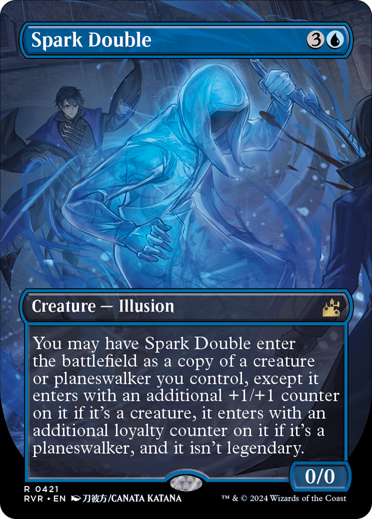 Spark Double (Anime Borderless) [Ravnica Remastered] | Jomio and Rueliete's Cards and Comics
