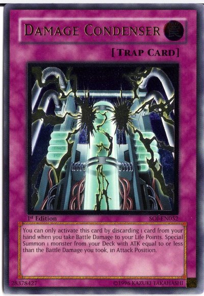 Damage Condenser (UTR) [SOI-EN052] Ultimate Rare | Jomio and Rueliete's Cards and Comics