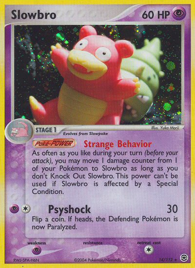 Slowbro (14/112) [EX: FireRed & LeafGreen] | Jomio and Rueliete's Cards and Comics