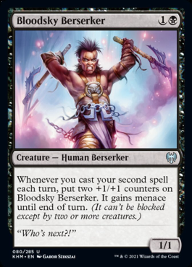 Bloodsky Berserker [Kaldheim] | Jomio and Rueliete's Cards and Comics