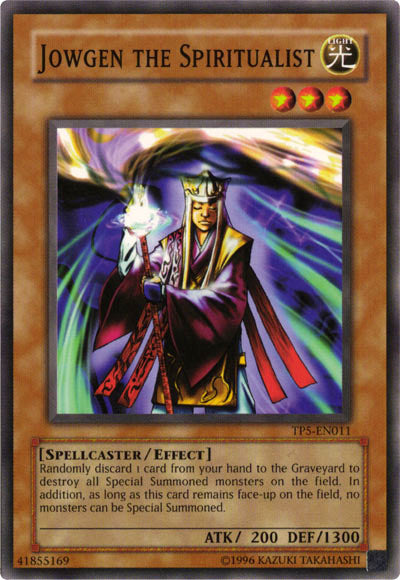 Jowgen the Spiritualist [TP5-EN011] Common | Jomio and Rueliete's Cards and Comics