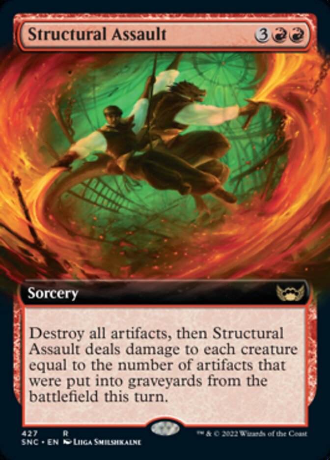Structural Assault (Extended Art) [Streets of New Capenna] | Jomio and Rueliete's Cards and Comics