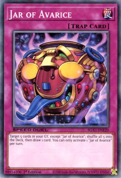 Jar of Avarice [SGX1-ENE20] Common | Jomio and Rueliete's Cards and Comics