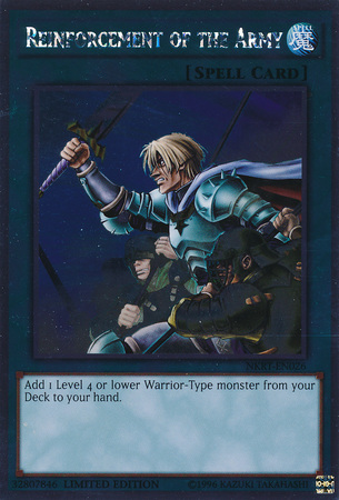 Reinforcement of the Army [NKRT-EN026] Platinum Rare | Jomio and Rueliete's Cards and Comics