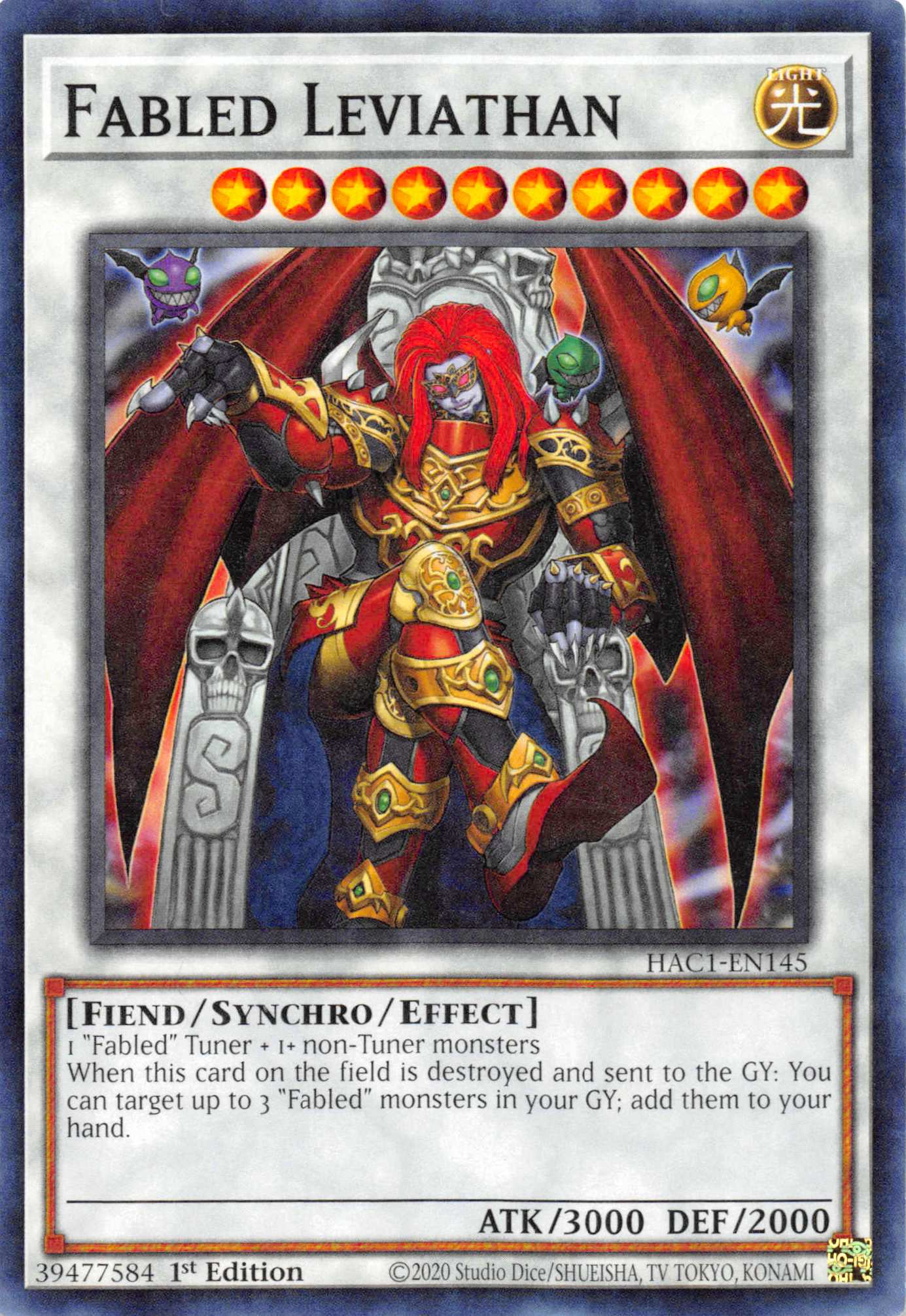Fabled Leviathan [HAC1-EN145] Common | Jomio and Rueliete's Cards and Comics