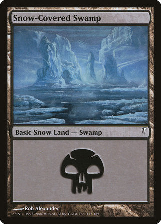 Snow-Covered Swamp [Coldsnap] | Jomio and Rueliete's Cards and Comics