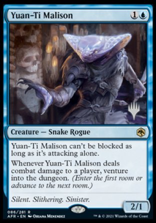 Yuan-Ti Malison (Promo Pack) [Dungeons & Dragons: Adventures in the Forgotten Realms Promos] | Jomio and Rueliete's Cards and Comics