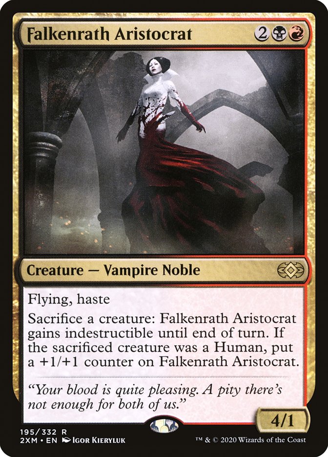 Falkenrath Aristocrat [Double Masters] | Jomio and Rueliete's Cards and Comics