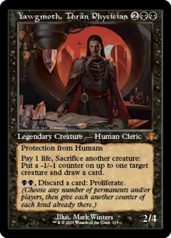 Yawgmoth, Thran Physician (Retro) [Dominaria Remastered] | Jomio and Rueliete's Cards and Comics